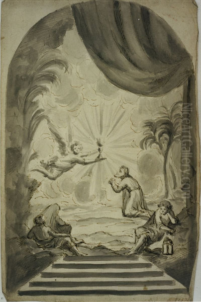 Passietafereel van Christus: de doodsstrijd in de Hof van Olijven - view 1