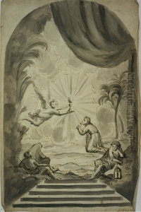 Passietafereel van Christus: de doodsstrijd in de Hof van Olijven Passietafereel van Christus: de doodsstrijd in de Hof van Olijven