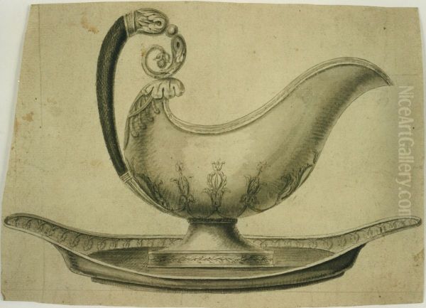Design for a sauce-boat - view 1