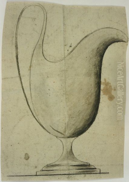 Design for a piece of silverware - view 1