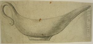 Entwurf fur eine silberne Sossenschussel by unknown
