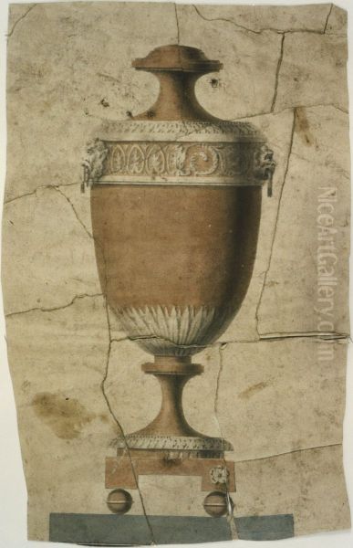 Zeichnung einer Tonvase - view 1