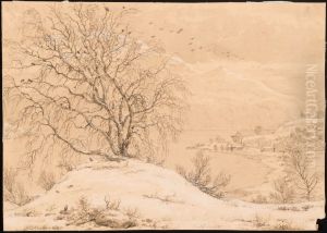 The Slinde Birch by Johan Wilhelm Ludwig Dahl