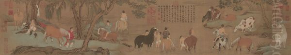 Bathing Horses - view 1