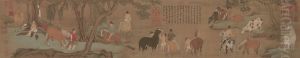 Bathing Horses