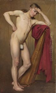 ,,Noormehe akt" by Sally Von Kugelgen