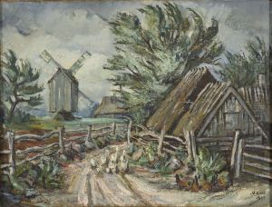 ,,Saaremaa maastik" by Nikolai Kull
