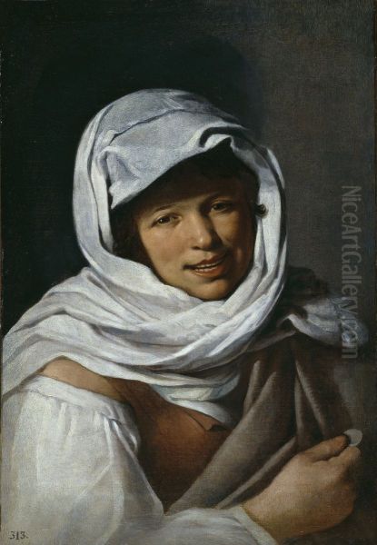 The Girl with a Coin - view 1