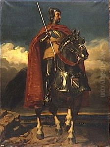 Louis de Champagne, comte de Sancerre, connetable de France en 1397 by Jules-Claude Ziegler