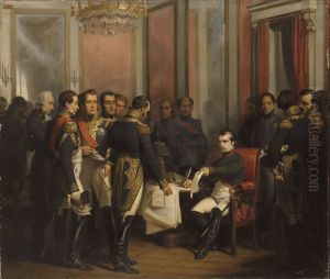 Napoleon signs his abdication at Fontainebleau 11 April 1814 Napoleon signs his abdication at Fontainebleau 11 April 1814