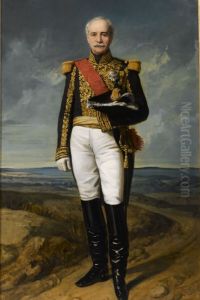 Achille Baraguey d'Hilliers, marechal de France (1795-1878) by Charles-Philippe Lariviere