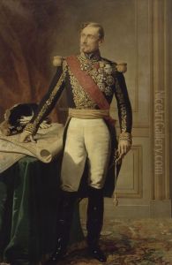 Armand Jacques Leroy de Saint-Arnaud, marechal de France (1800-1854). by Charles-Philippe Lariviere