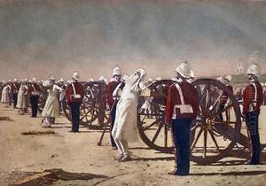 Blowing from Guns in British India by Vasily Vereshchagin