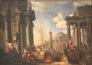 Le devouement de Marcus Curtius Le devouement de Marcus Curtius
