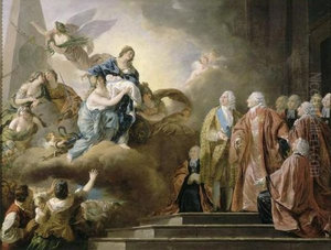 Allegorical painting of the birth of Louis Joseph, Dauphin of France, 22 October 1781 Allegorical painting of the birth of Louis Joseph, Dauphin of France, 22 October 1781