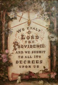 We exalt O Lord Thy Providence and we submit to all its decrees upon us by Maurice Schnell