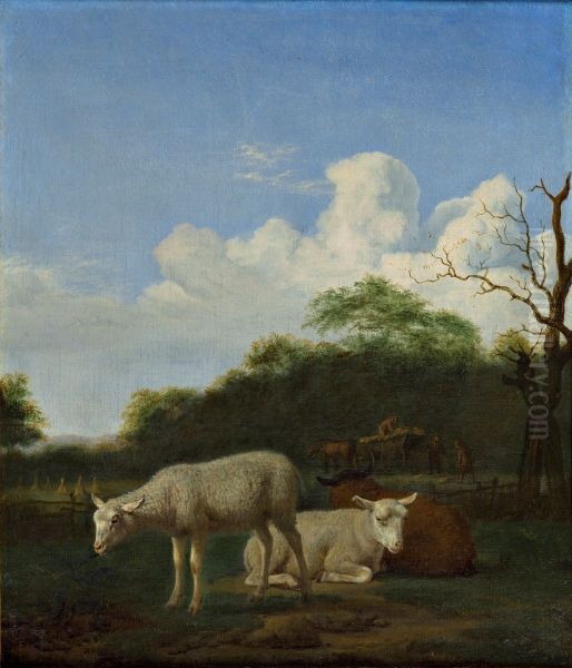 Three Sheep - view 1