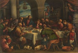 La Ultima Cena by Francesco Bassano the Younger