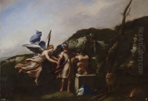 El sacrificio de Isaac by Luca Giordano