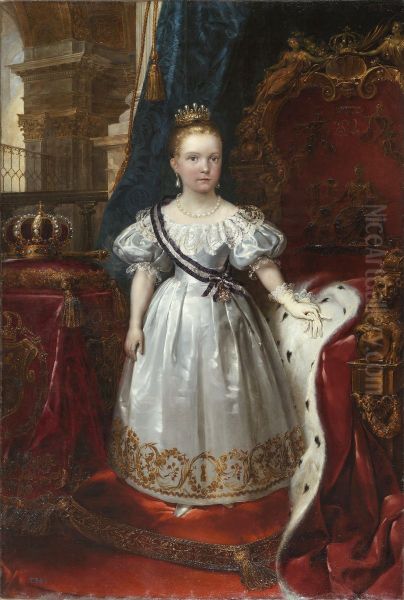La reina nina Isabel II de Espana - view 1