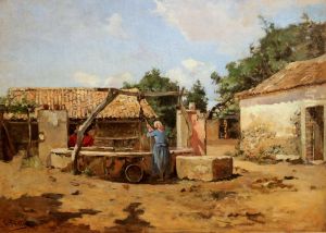 At the well