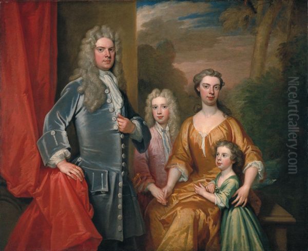 James Brydges et sa famille - view 1