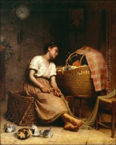 L'amour maternel by Paul Peel