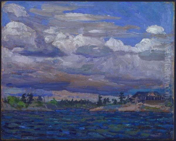 Cottage on a Rocky Shore - view 1
