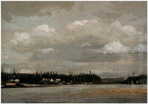 Shore with Houses by Tom Thomson