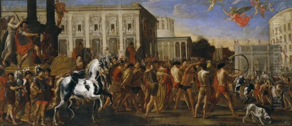 Triumphal Entry of Constantine in Rome - view 1