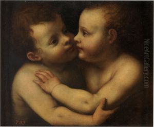 The Infant Christ and St John the Baptist by Bernardino Luini