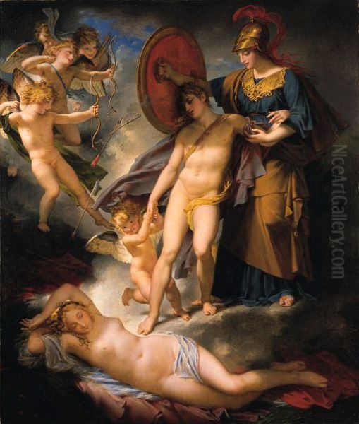 La Sagesse preservant l'Adolescence des traits de l'Amour - view 1