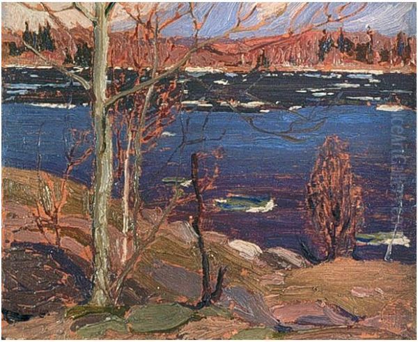 Sketch for Spring Ice - view 1