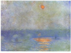 Waterloo Bridge: le soleil dans le brouillard