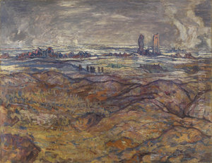 Cite Jeanne D'Arc, Hill 70 in the Distance by A. Y. Jackson