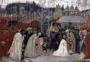 Blessing of Sergius of Radonezh and Dmitry Donskoy at the Battle of Kulikovo Blessing of Sergius of Radonezh and Dmitry Donskoy at the Battle of Kulikovo