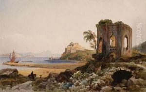 Castello Di Baia Con Il Tempio Di Venere