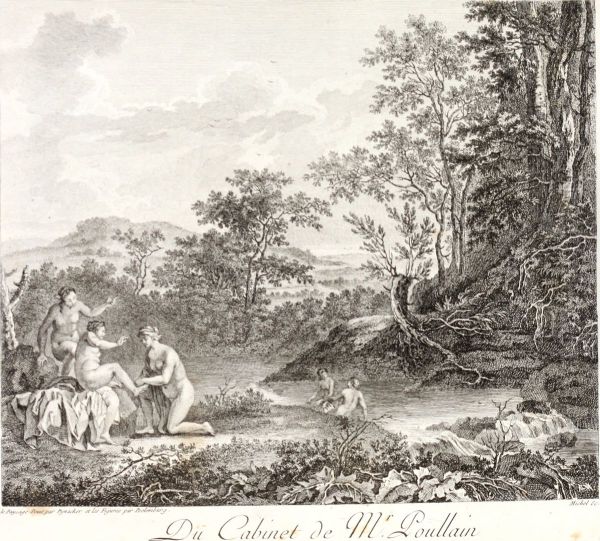 Bathing nymphs - view 1