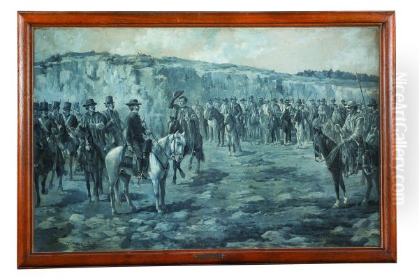 Artigas proclamado primer jefe de los orientales / Artigas en la calera de las huerfanas / Artigas al frente de los orientales - view 1