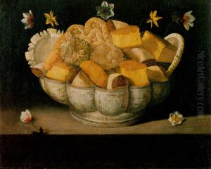 Still Life with Cakes by Josefa de Obidos