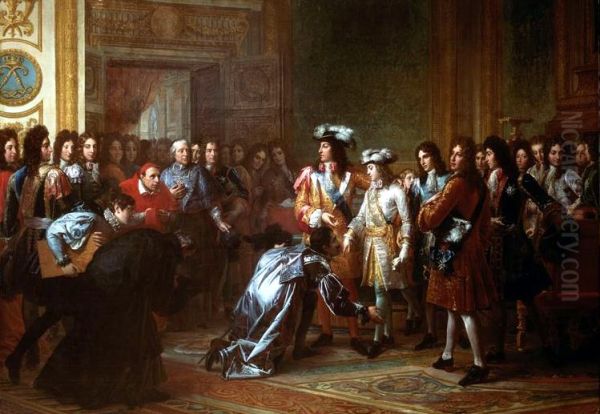 Philippe of France, Duke of Anjou, proclaimed King of Spain under the name of Philippe V, November 16, 1700 - view 1