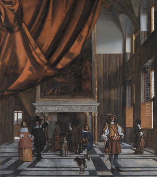 The Council Chamber in Amsterdam Town Hall - view 1