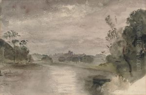 Bridgenorth In The Rain by Harriet Cheney