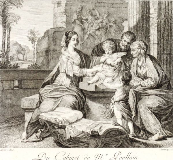 The Holy Family and St. Elizabeth and infant John the Baptist by Gerard de Lairesse - view 1