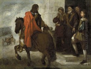 La despedida del hijo prodigo by Bartolome Esteban Murillo