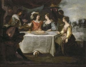La disipacion del hijo prodigo by Bartolome Esteban Murillo