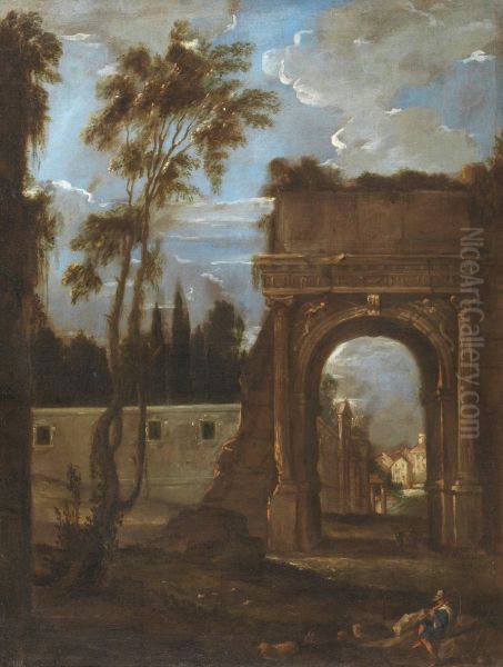 El Arco de Tito en Roma - view 1