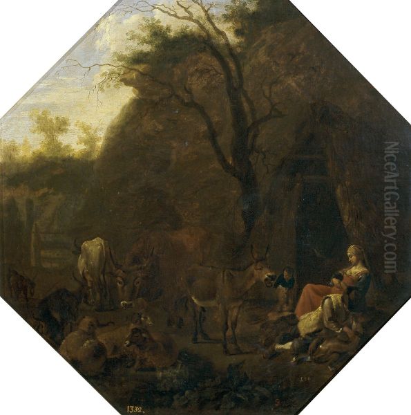 Cottage with inhabitants - view 1