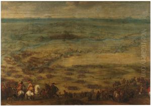 The relief of the plaza de Lerida by Peter Snayers