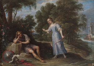Rinaldo in love with Armida by David Teniers the Younger